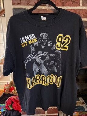 James 'Hit Man' Harrison 92 Men's Crewneck T-Shirt Size XL